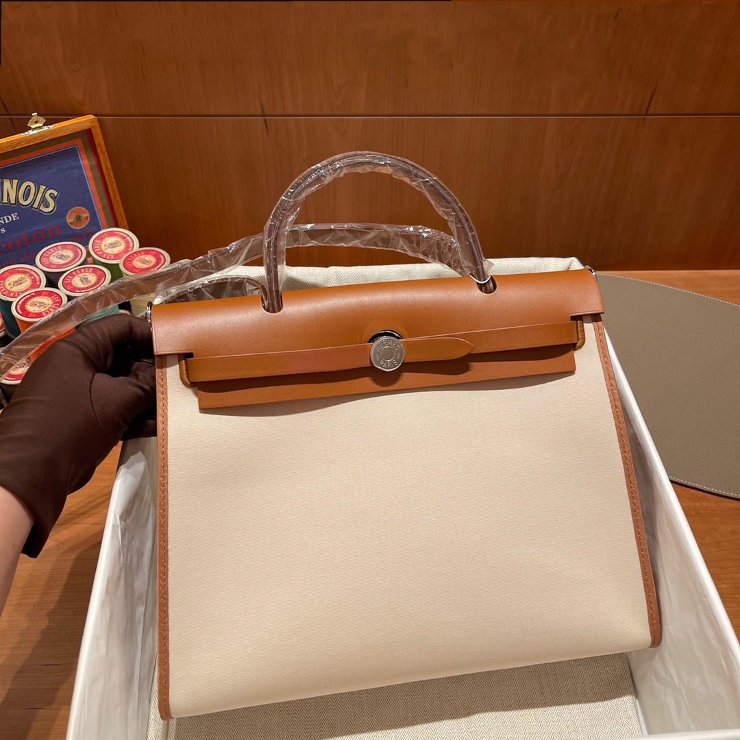 에르메스 에르백31 에크루 베이지 은장